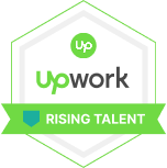 Upwork Rising Talent badge